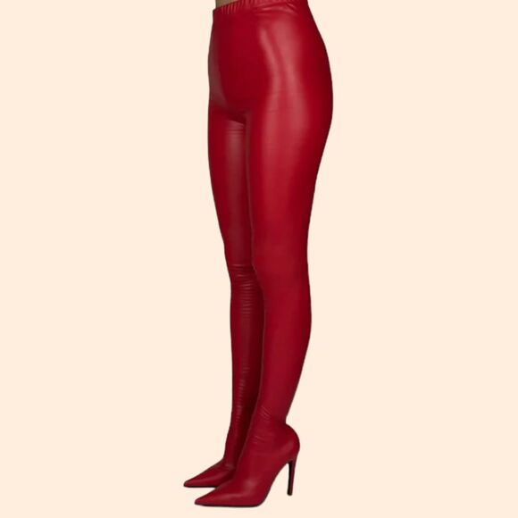 Jeffrey Campbell Pantalones Boots Red